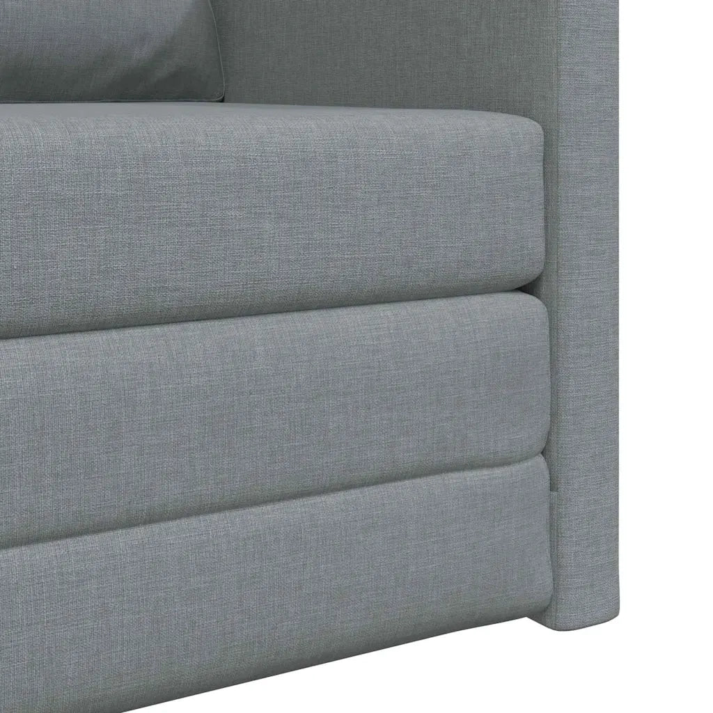 Divano letto 60cm Grigio chiaro Tessuto 4106621