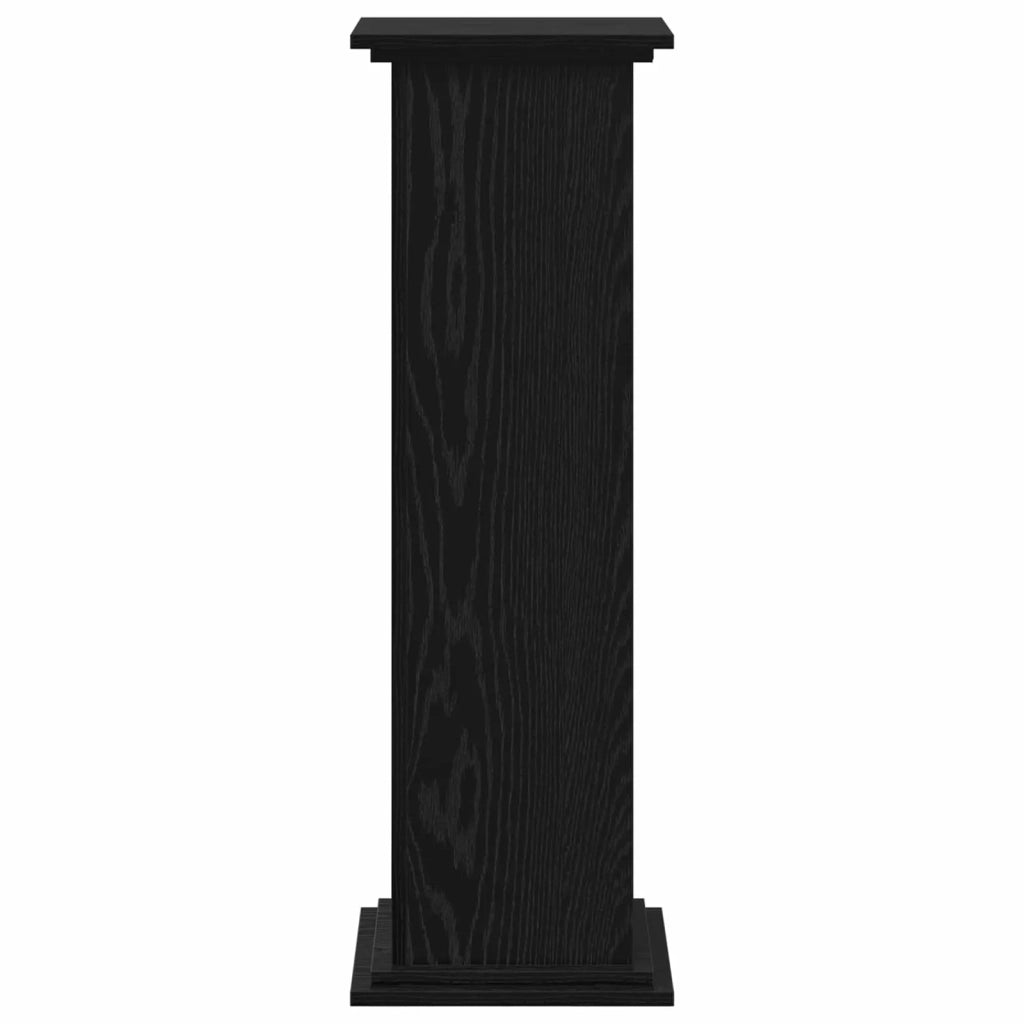 Supporto per piante Rovere Nero 33 x 33 x 100 cm 869238