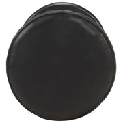 Sgabello da Bar Nero in Vera Pelle 321872