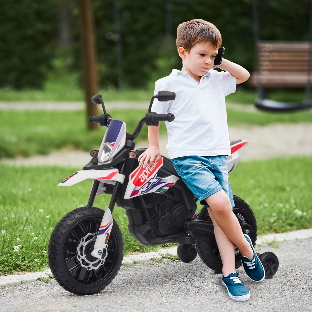 Moto elettrica per bambini ¨C Minimal ¨C bianco
