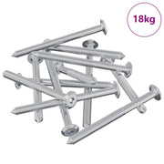 Viti per mobili 1400 pz Argento Acciaio CFW6031139