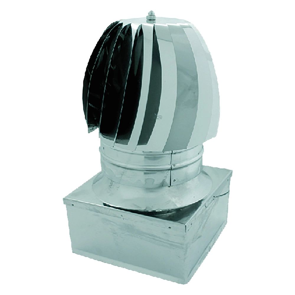 Fumaiolo in acciaio inox 42 x 42 cm