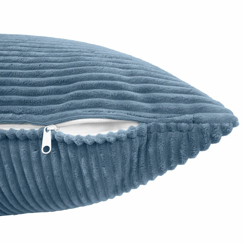 Federa 2 pcs ALMELO Blu 80 x 80 cm corduroy 915695