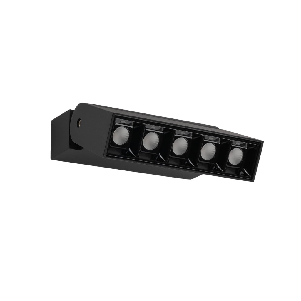 Nowodvorski Focus Mini LED faretto 5 luci 10W nero 3000K