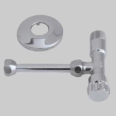 RUBINETTO CON RACCORDO PER CASSETTE  1/2x3/8 cm 15     MADE IN ITALY