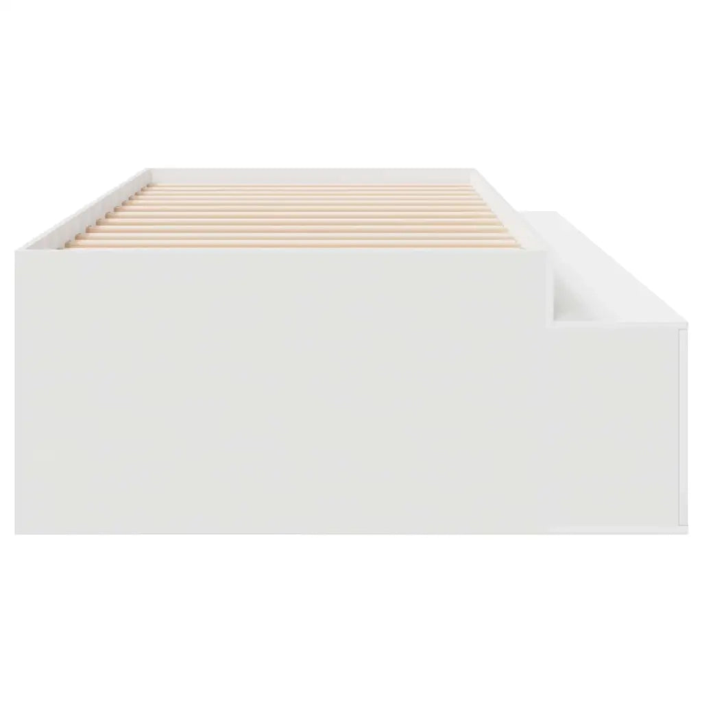Struttura del letto Bianco 100 x 200 cm Legno multistrato 3335181