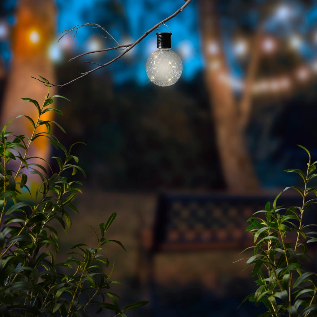 LAMPADINA SOLARE D.7,8XH11,2CM IN PLASTICA TRASP