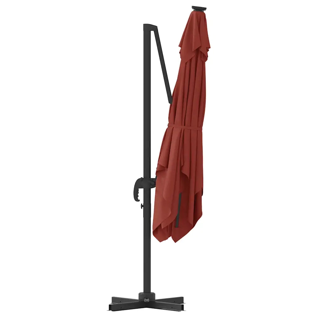 Parasol Roma Rosso 286 x 284 x 265 cm Alluminio e Poliestere 42003342