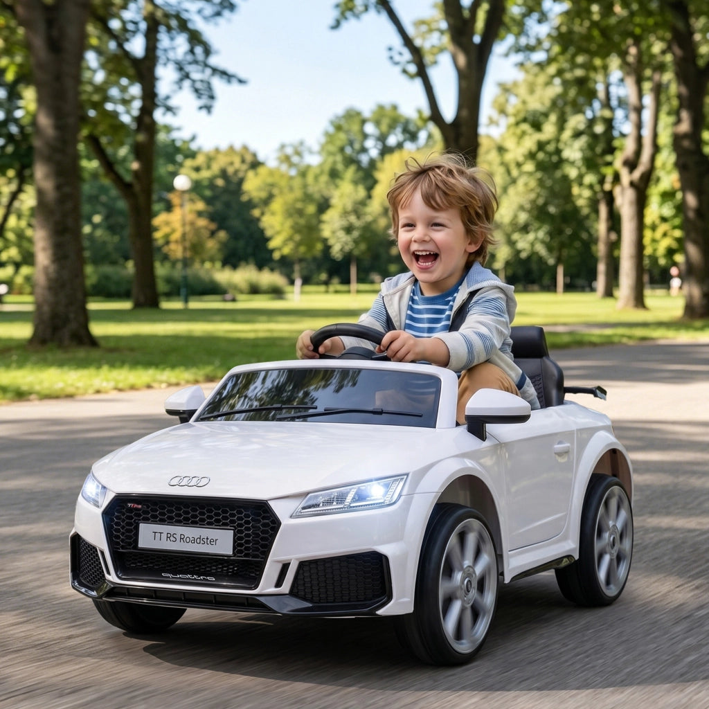Auto Elettrica per Bambini Audi TT RS Roadster ¨C Minimal ¨C Bianco