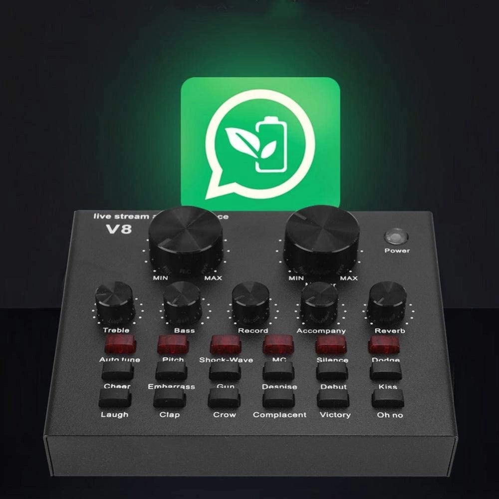 Trade Shop - Scheda Audio Suono Esterna Bluetooth Usb Per Streaming Live Su Cellulare Q-mic1 -