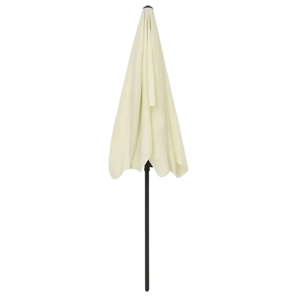 Ombrellone da Spiaggia-Ombrellone da mare Giallo Sabbia 200x125 cm