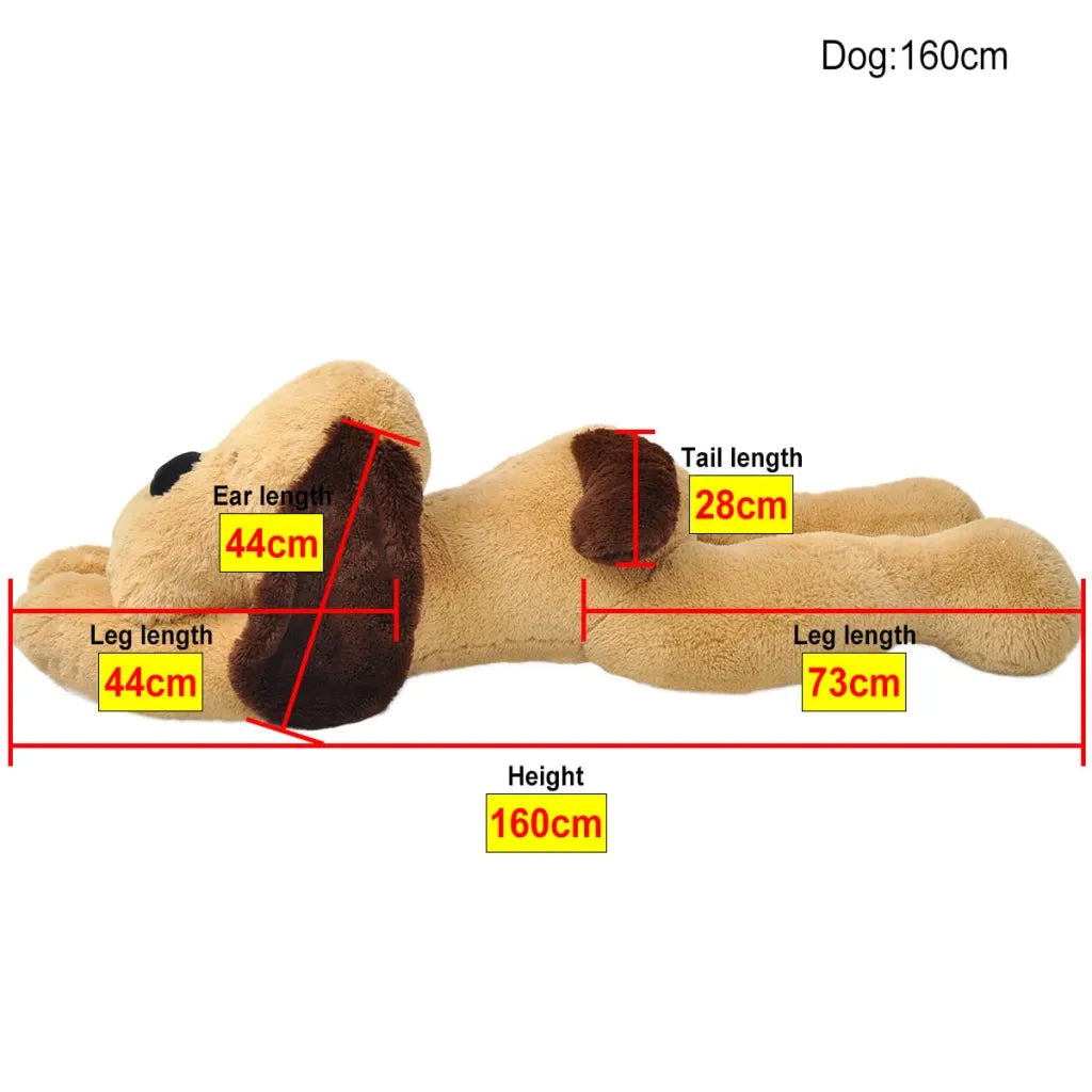 Cane Pelouche Marrone 160 cm 80144