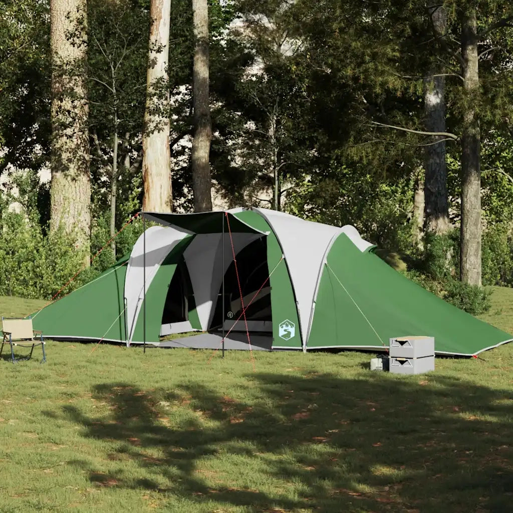Tenda da Campeggio | Tenda Familiare a Cupola per 6 Persone Verde Impermeabile