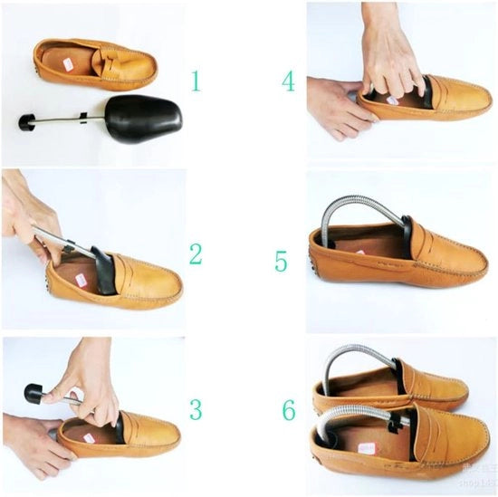 Schiaccia scarpe per donne e uomini - regolabile - 2 paia - plastica