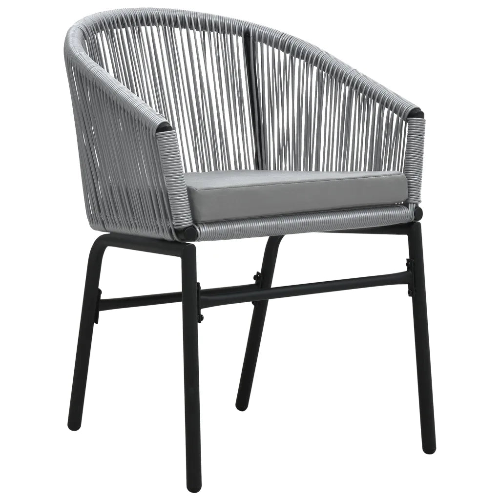 Set da Pranzo da Giardino 7 pz Grigio 3099254