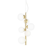 Lampada A Sospensione Perlage Sp6 Bianco Ideal-Lux