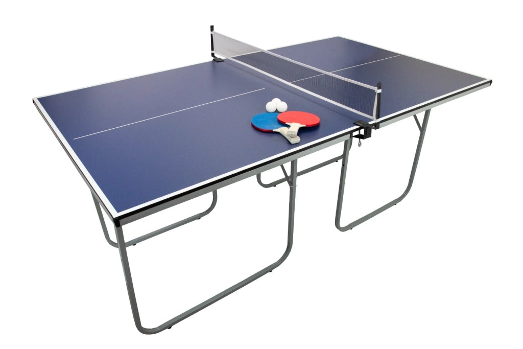 Tavolo da Ping Pong Pieghevole con Kit Racchette e Palline Tennis da Tavolo con Retina e Kit Completo Tavolo da Gioco Multiuso per Uso Interno