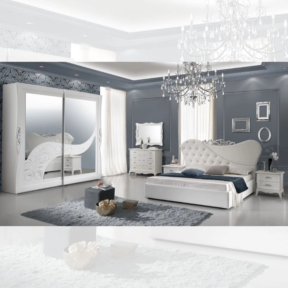 Camera da letto completa Briel colore bianco