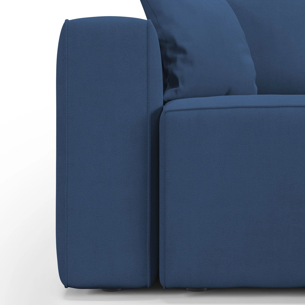 Morfeo Divano 3 sedute tessuto impermeabile 245 cm blu