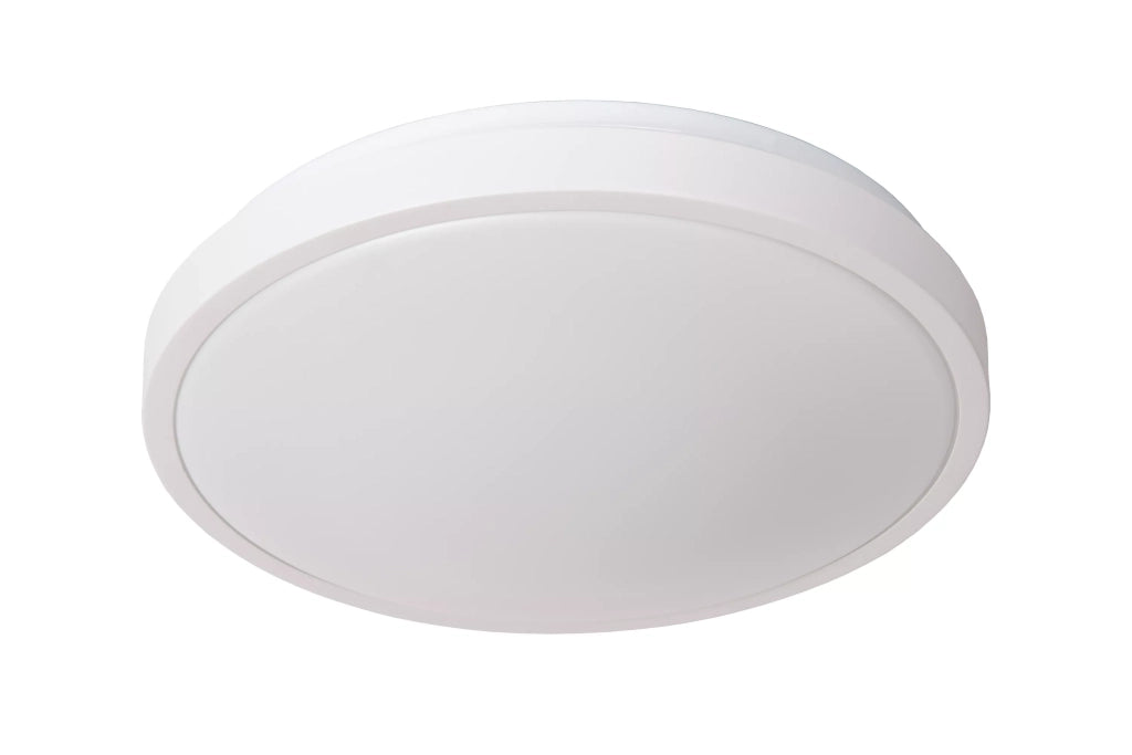 Plafoniera bagno Lucide Dasher LED 18W bianca 34,8cm