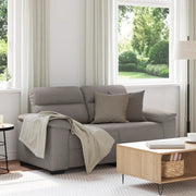 Divano a 2 Posti-Sofa 2 Posti Tortora 120 cm in Tessuto 411000