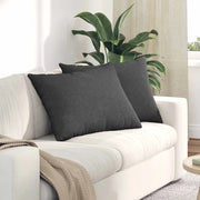 Cuscini da Divano 2 pz-Set di 2 Cuscini per Sofa Grigio scuro 70 x 50 cm 728432