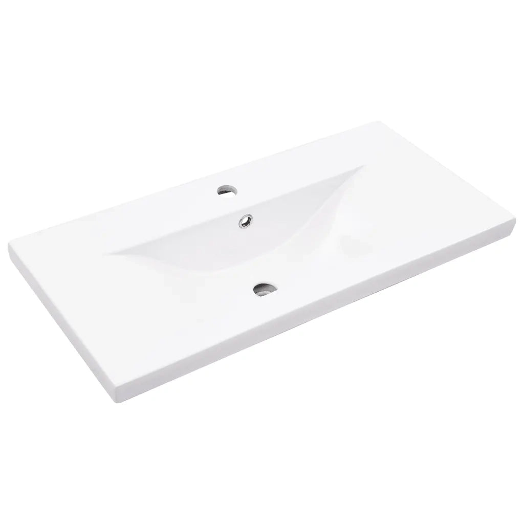 Set Mobili da Bagno | Armadio da bagno 2 pz Grigio Cemento in Legno Multistrato
