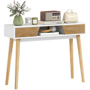 Consolle Ingresso con 2 Cassetti ¨C Xylo ¨C Legno Bianco