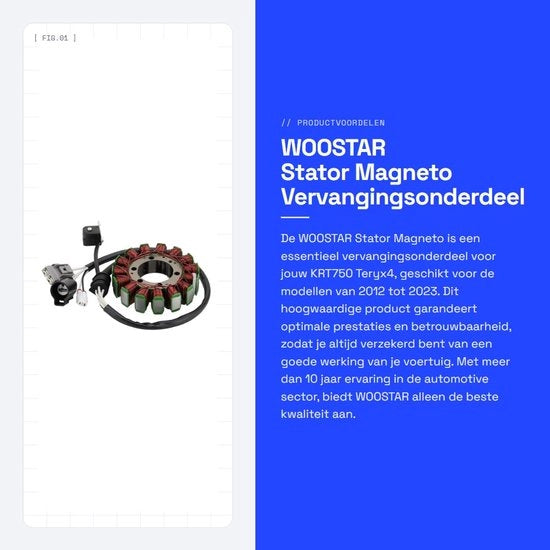 Stator Magneto Ricambio per KRT750 Teryx4 2012-2023