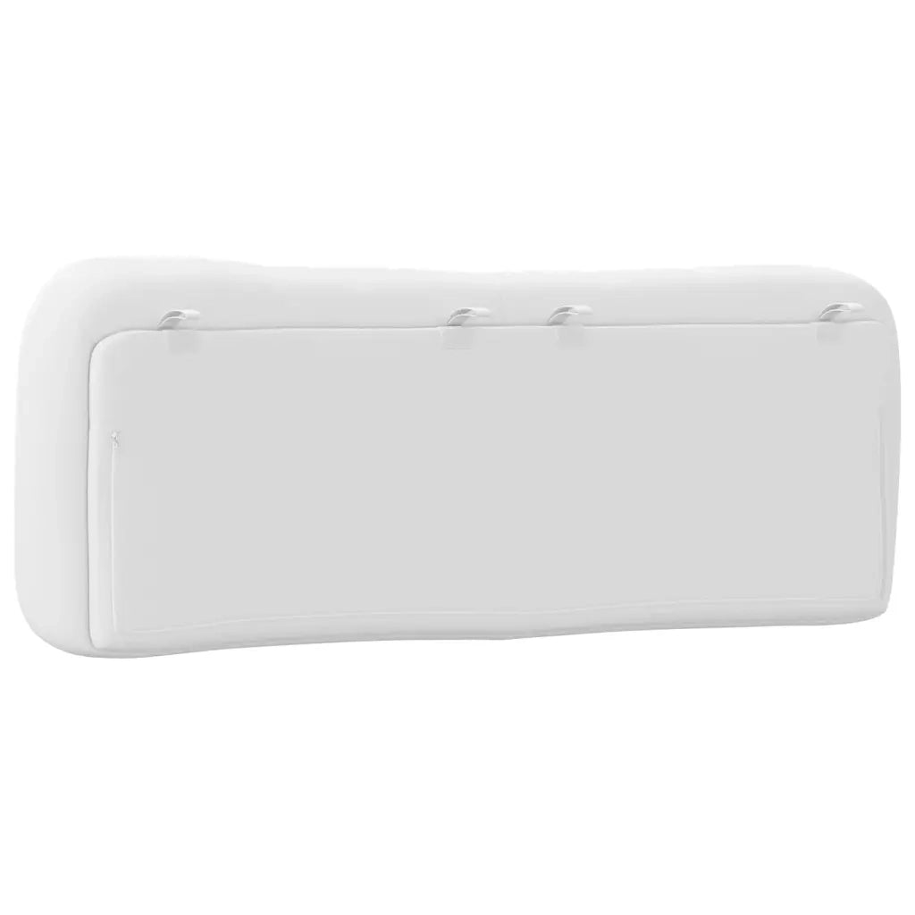 Cuscino Testiera Hvar Bianco 120 cm in Similpelle 374569
