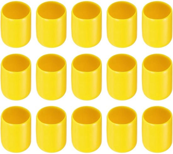 Protettori di fine in gomma per tubi - 25 pezzi - 16 mm ID - Serraggio resistente - Protezione contro la ruggine - Isolamento di polvere - Eindkap