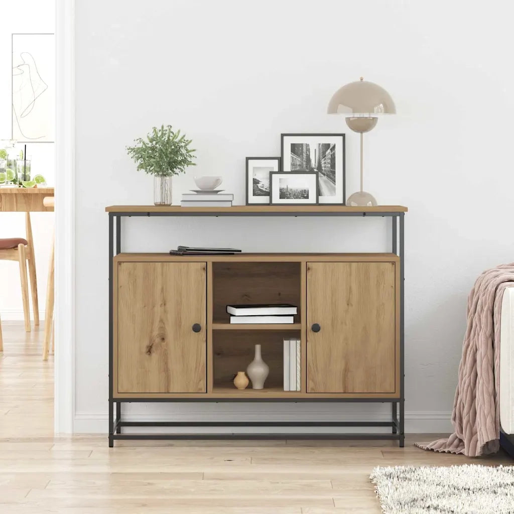 Credenza Rovere artigianale 100 x 35 x 80 cm Legno multistrato 862977
