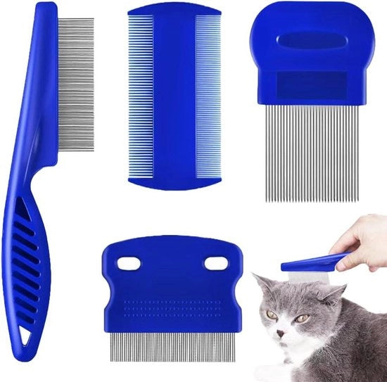 Detersivo contro zecche e pulci per animali domestici - Set da 4 pezzi