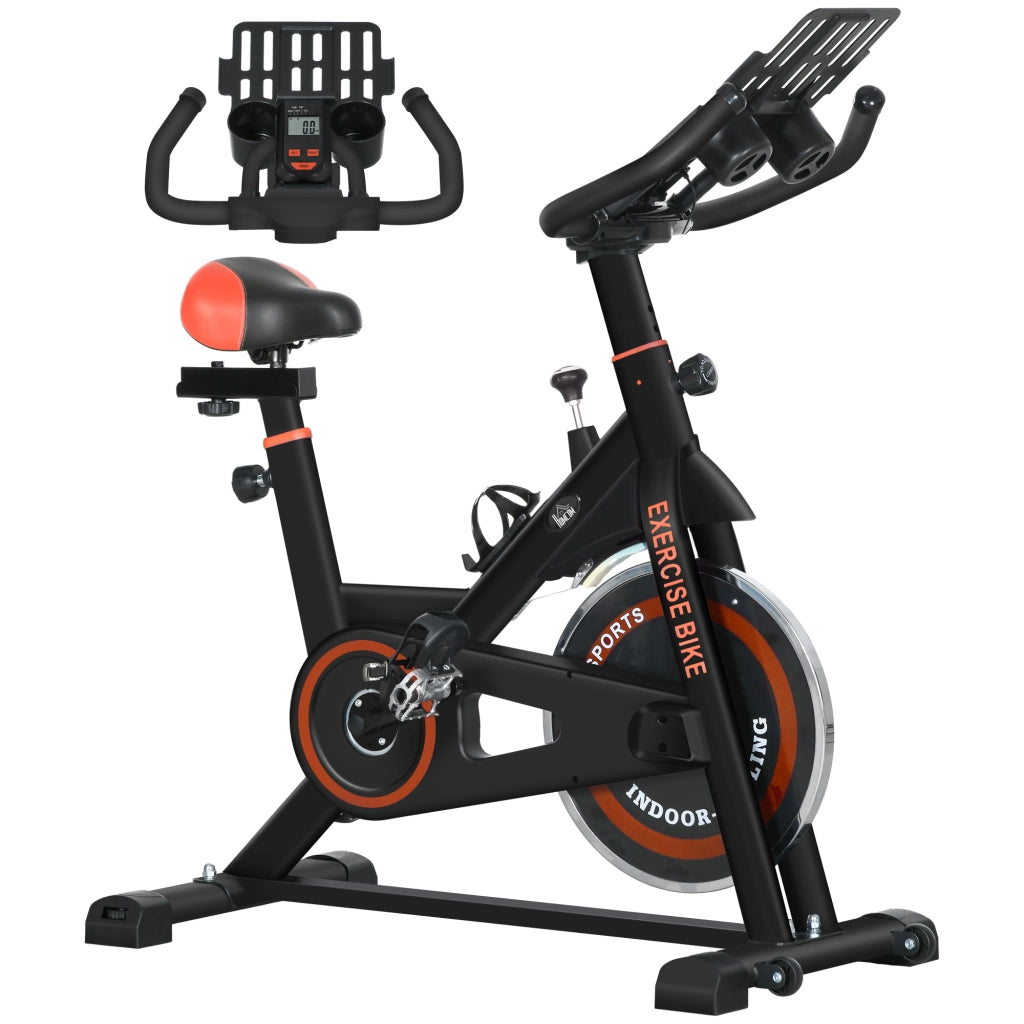 Bicicletta da Fitness ¨C Minimal ¨C Nero e Rosso
