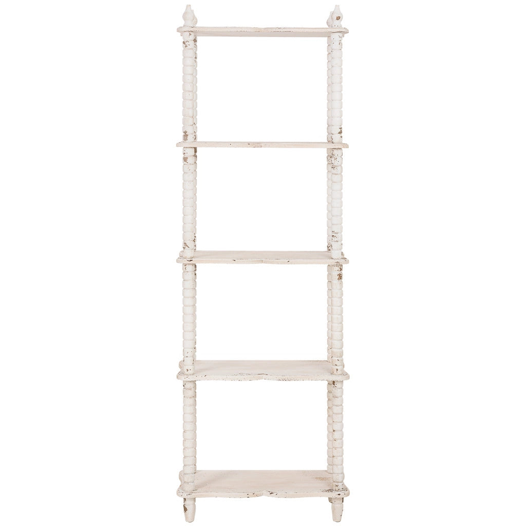 Mensola in legno bianco, 60x30x180 cm (altezza)