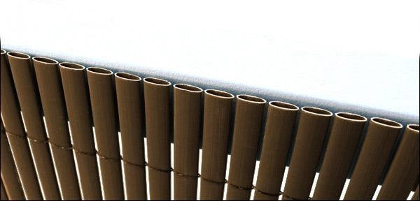 Recinzione privacy frangivento in PVC 150 x 300 cm marrone 03_0001463