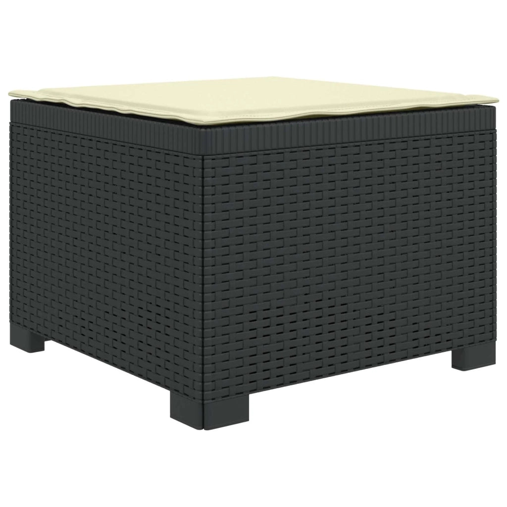 Divano da esterno-Divano da Giardino 3 posti con cuscini in look rattan PP 622107