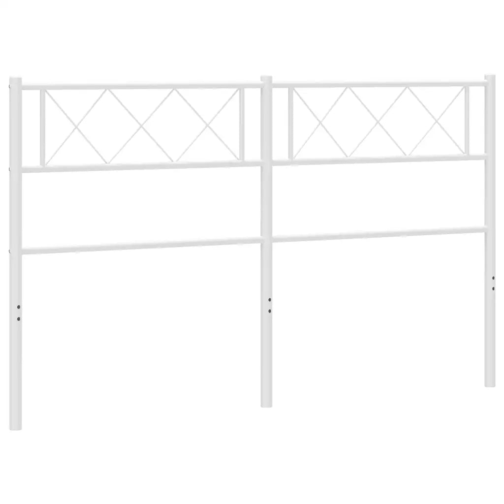 Testiera di Ricambio in Metallo Bianco 150 cm 372360