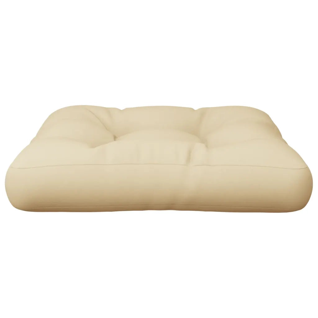 Cuscino per Pallet Beige 58x58x10 cm in Tessuto 360903