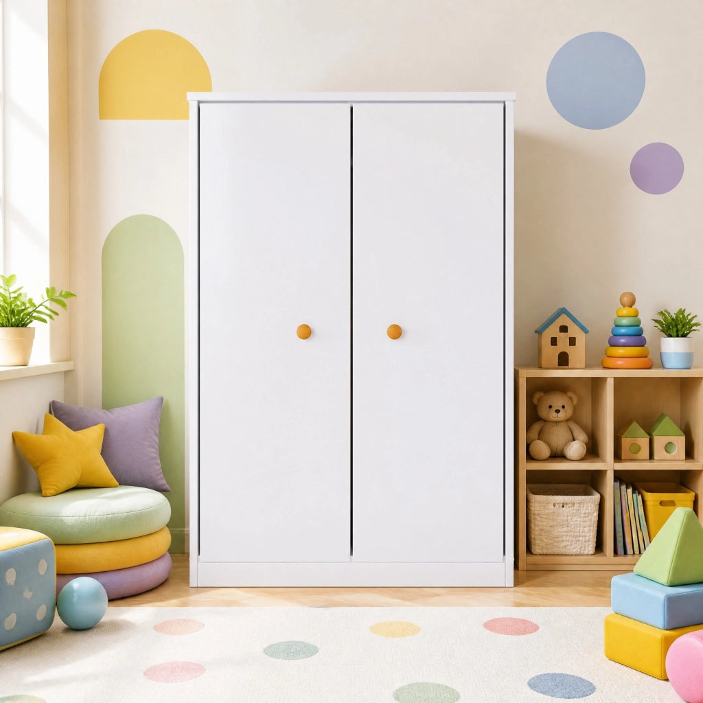 ARMADIO Compatto 80x50x120 cm MDF Bianco
