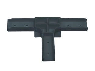 TEE PLASTICA PER PROFILO ZANZARIERA LINEA B- - nero - 40 pezzi SANGIORGIO