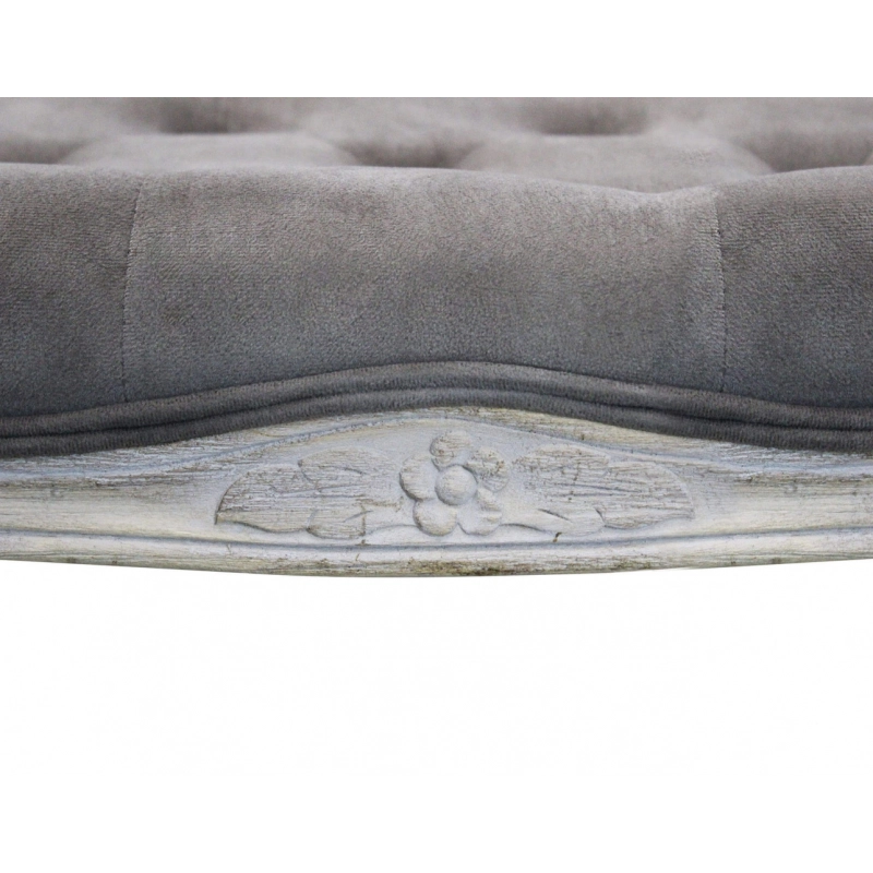 Set di 2 PANCA MISTY IN VELLUTO TAUPE