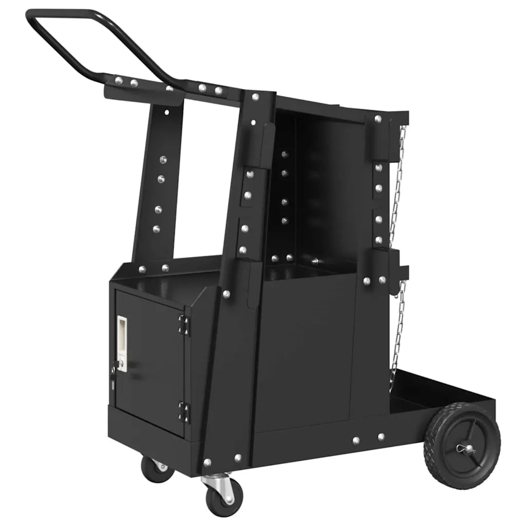 Carrello per saldatura Nero 91 x 47 x 96 cm Acciaio CFW8956833