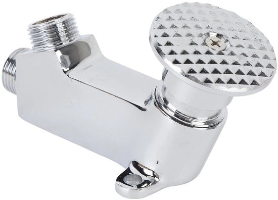 Pedale per azionamento contattolessuale della manopola - Manopola senza toccare - Pezzi di montaggio manopola - Efficace risparmio di acqua - Materiale in ottone - Facile da utilizzare