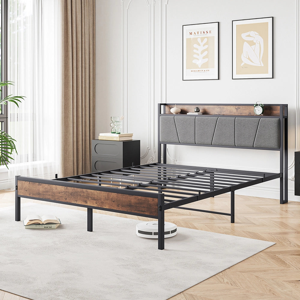 Letto intelligente - Xylo - 140x200 cm LED USB