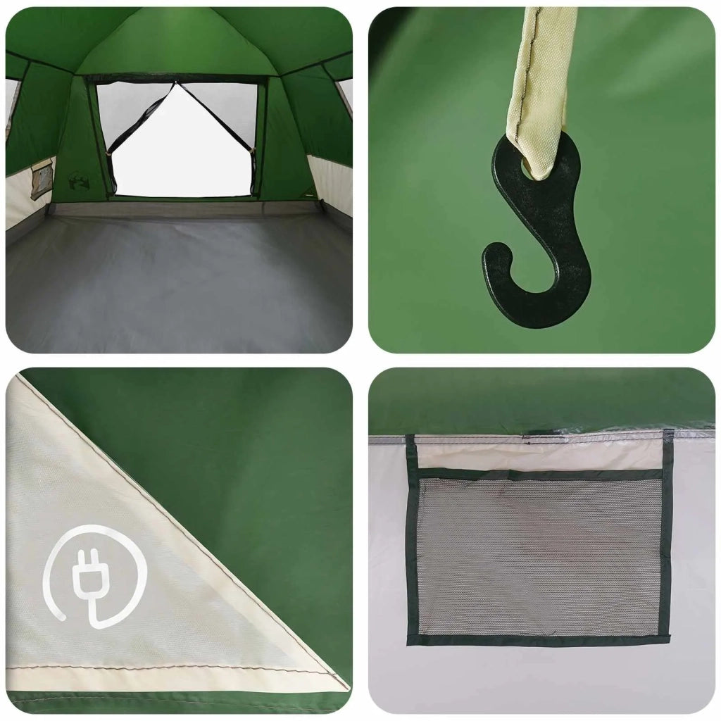 Tenda istantanea resistente all'acqua 4 persona Verde 42042270