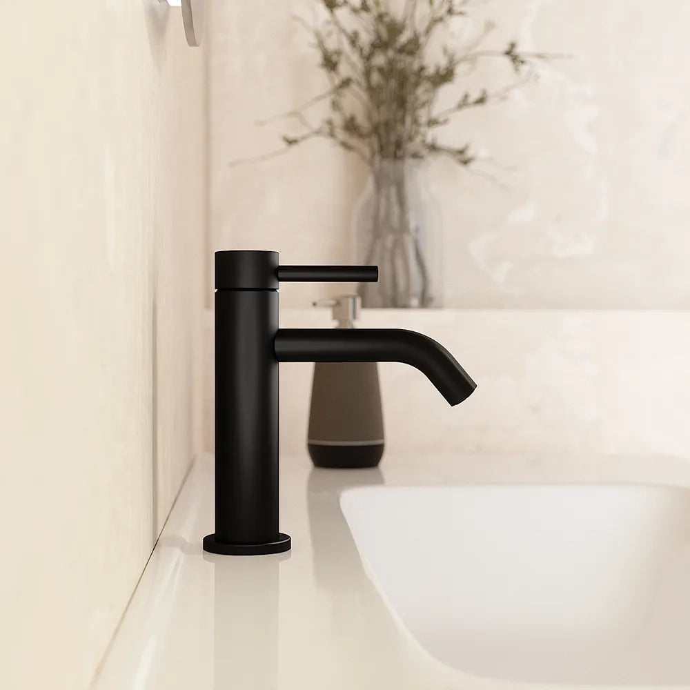 Miscelatore lavabo senza scarico slim nero opaco | Bette