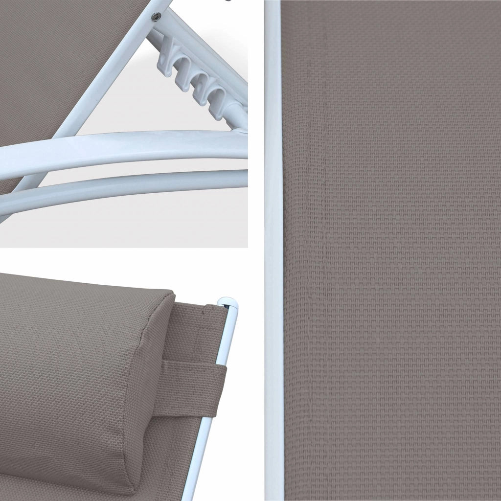 Copertura di ricambio per prendisole, bianco