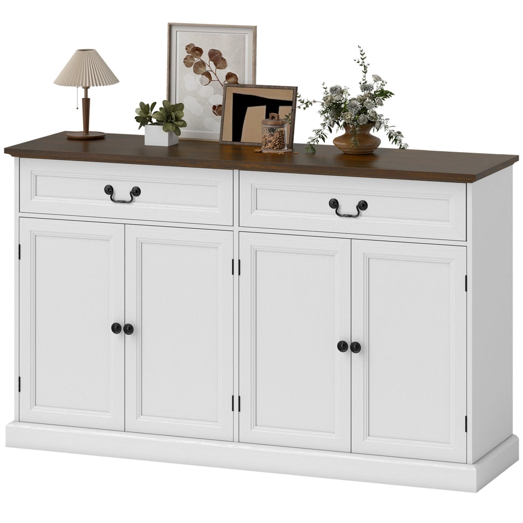 Armadio ¨C Minimal ¨C bianco marrone 140x40x85