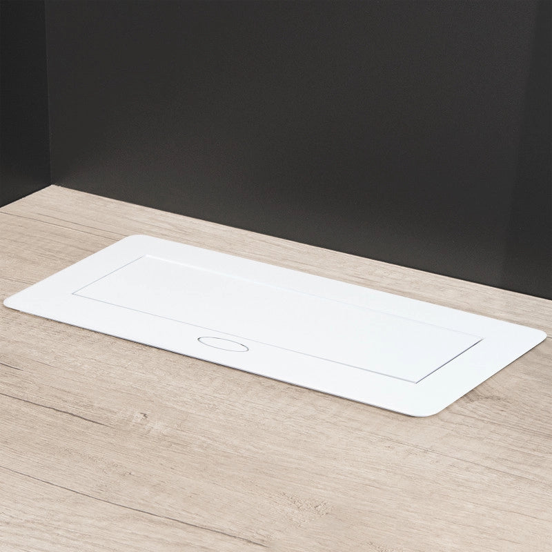 Multiconnettore da tavolo Atom 26 Lite, 225x111mm, 2 prese Schuko, 1 USB Tipo A, 1 USB Tipo C, Zama-Acciaio-Plastica, ..